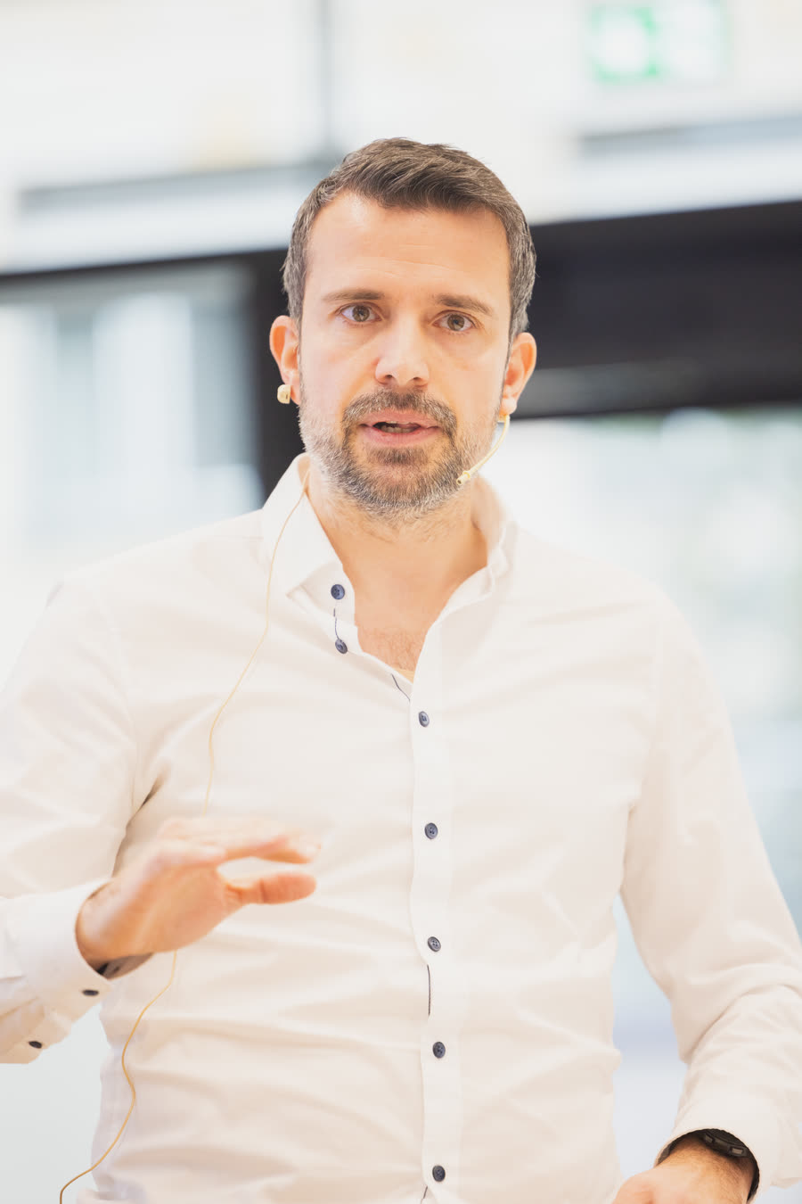 Marcus Wagner im Gespräch mit dem Publikum